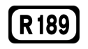 R189 road shield}}