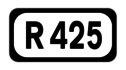 R425 road shield}}