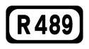 R489 road shield}}