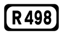 R498 road shield}}