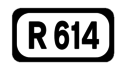 R614 road shield}}