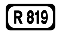 R819 road shield}}