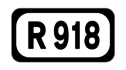 R918 road shield}}