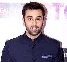 Ranbir Kapoor smiles at the camera