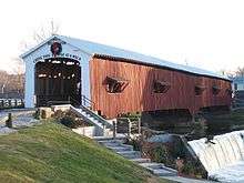 Covered Bridge at Bridgeton, Indiana