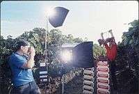 Richard Steven Street photographing an image of California Agriculture