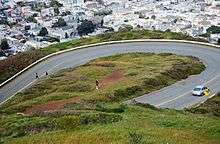 Part of the route takes Twin Peaks Blvd, visible here