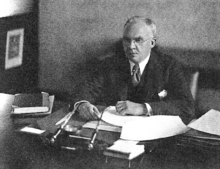 Russel S. Smart, c. 1928, in his Ottawa office