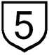 National Route 5 shield