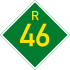 Provincial route R46 shield