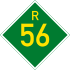 Provincial route R56 shield