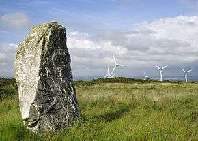 Standing-stone on St Breock Downs