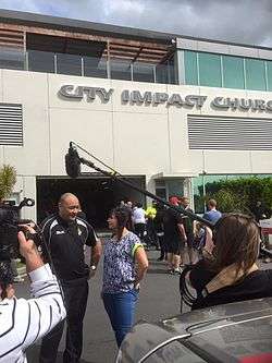 MP Hon Sam Lotu-Liga at a Community Impact Day in September 2015