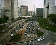 Traffic on Avenida Prestes Maia