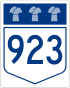 Saskatchewan Highway 923 shield