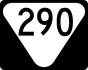 State Route 290 marker