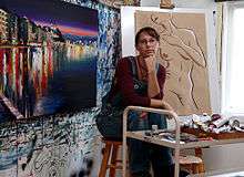 Shona Moller in her studio.