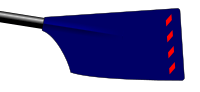 Image showing the rowing club's blade colours