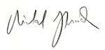 Michal Horáček's signature