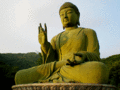 Sitting image of Bronze Buddha in Gakwonsa.gif