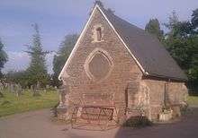 View of Mortuary chapel from the North.