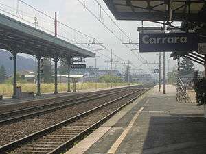 Platforms of the train station