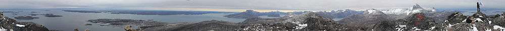 View from the mountain Ukkusissaq