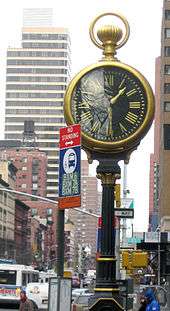 Sidewalk Clock at 1501 3rd Avenue, Manhattan