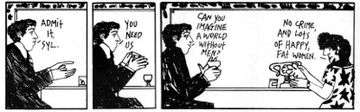 Example of Sylvia cartoon strip