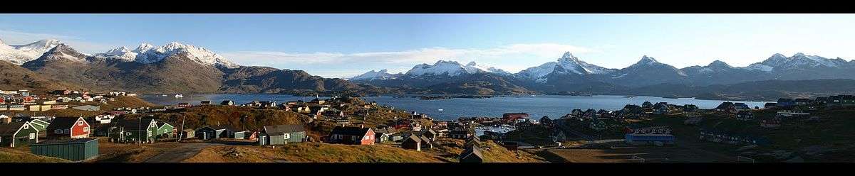 Panorama of Tasiilaq