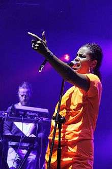 Neneh Cherry at Tauron Nowa Muzyka in 2014 in Katowice, Poland