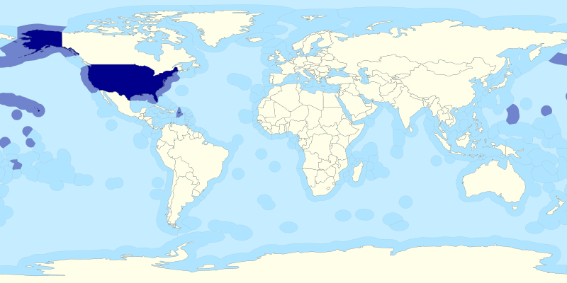 The Exclusive Economic Zones of the United States