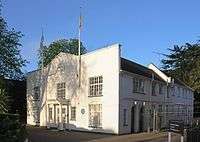 The white lodge at Ealing Film Studios