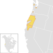 Distribution of the Mazama pocket gopher