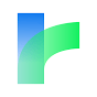 The Twine logo: A blue vertical line with a green arc that diverges from it.