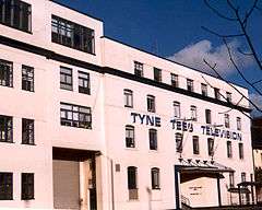 A large building painted white