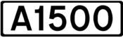 A1500 road shield