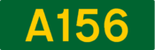 A156 road shield