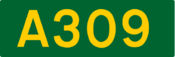 A309 road shield