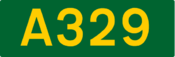 A329 road shield