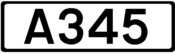 A345 road shield