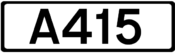 A415 road shield