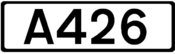 A426 road shield