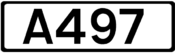 A497 road shield