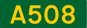 A508 road shield