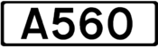 A560 road shield