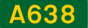 A638 road shield