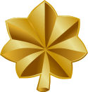 a gold maple leaf