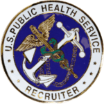 U.S. Public Health Service Commissioned Corps Recruiter Badges