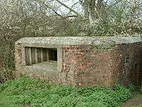 Pillbox at Poulters Bridge